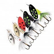 Блесна BLUE FOX Vibrax Bullet Fly вращающаяся с мушкой - 3...