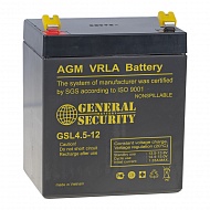 Аккумулятор WBR GENERAL SECURITY GSL 4.5-12