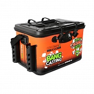 Ящик рыболовный Yoshi Onyx Orange с держателями для удилищ...