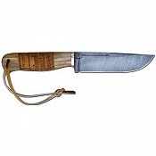 Нож Барсук дамасский (береста )