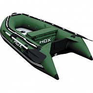 Надувная ПВХ лодка HDX Oxygen 240 с пайолом, цвет зеленый