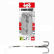 Оснастка Lucky John стал. STINGER ASSIST 1x7 8cm, оснащ. т...