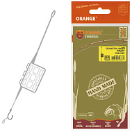  ORANGE  #50 2 in 1 Cage Feeder Leadcore, ...