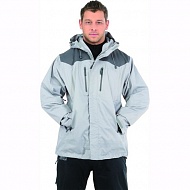 Куртка NovaTour мужская Шторм v.2 Светло-серый/темно-серый