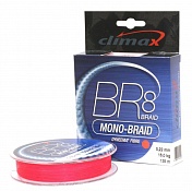 Леска Climax BR8 Mono-Braid (Hi-Vis Red) 135м