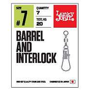 Вертлюги Lucky John c застеж. Pro Series BARREL AND INTERL...