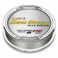 Леска плетеная Varivas Avani Sea Bass Max Power PE, серая,...