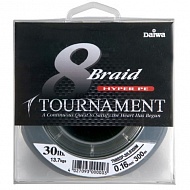 Леска плетеная Daiwa Tournament 8 Braid Premium цвет темно...