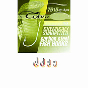 Крючки рыболовные COBRA MIX 8 (10 шт)