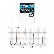 Крючки рыболовные COBRA Pro ALLROUND сер.A220