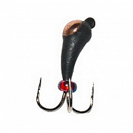 Мормышка Trout Pro Чертик с вертикальным отв. коронка