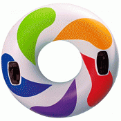 Круг Intex надувной Разноцветный, 122 см, ...