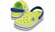 Сабо Crocs дет. Крокбэнд Цитрус/Си Блю