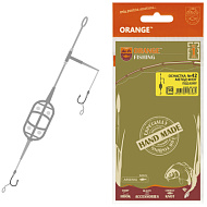 Оснастка ORANGE карповая #42 Classic Flat Method Leadcore,...