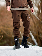 Брюки Drake Brake на флисе (мембрана) Neo P 1.0, Brown/кор...