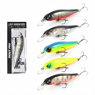 Воблер Trout Pro Lucky Minnow 80SU