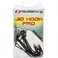 Крючки джиговые Tsuribito Jig Hook Pro №2/0 (в упак. 10шт....