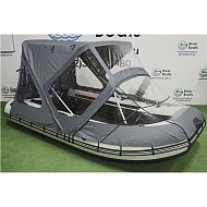 Тент River Boats комбинированный RB-370 серый/камыш/серый-...